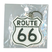 RUBBER KEYCHAIN (ROUTE 66)